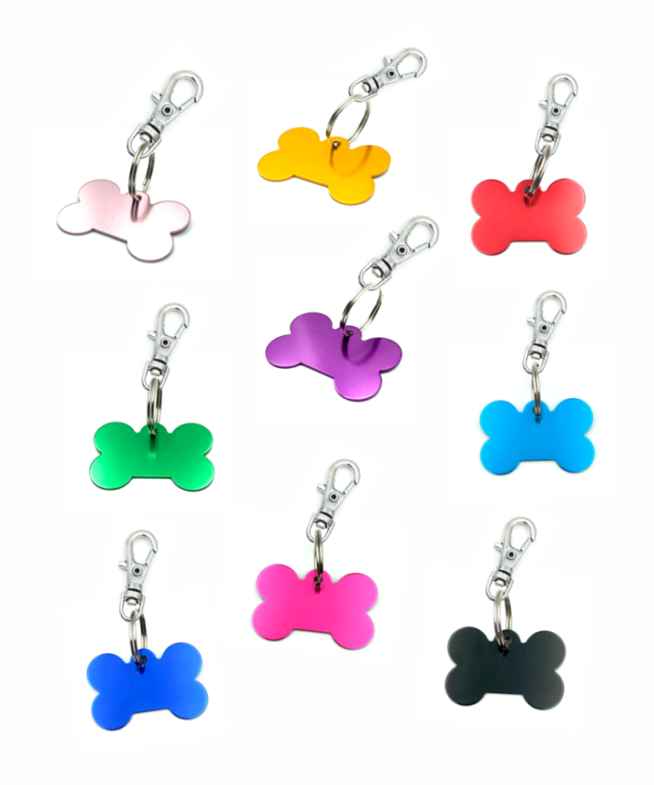 Pingente Pet Ossinho Collors - Gravação à Laser