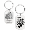 Chaveiro Tag Aço Inox - Fotogravação - Frases de Amor - (10 Opções de Artes Prontas para Gravar no Verso)